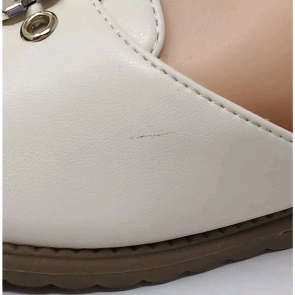 Dr. Scholl's Buckle Slide Sandals Womens Size US 9 EU 40 Island Icon Ivory Cream - Picture 3 of 10